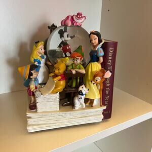 Disney - vintage Disney Musical Snow Globe Bookends Volume I